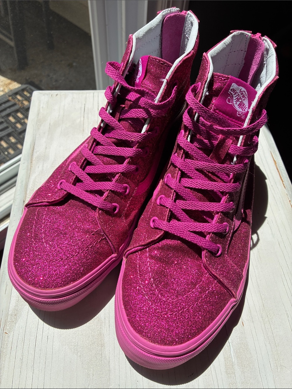 Vans sk8-hi zip shimmer